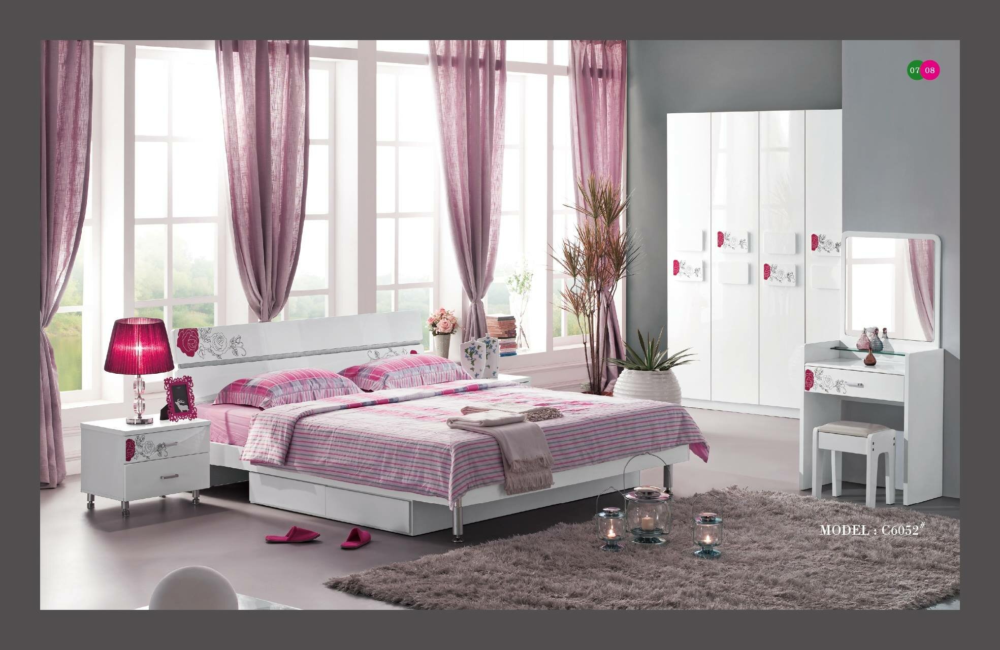 الوان ديكورات غرف النوم (1)